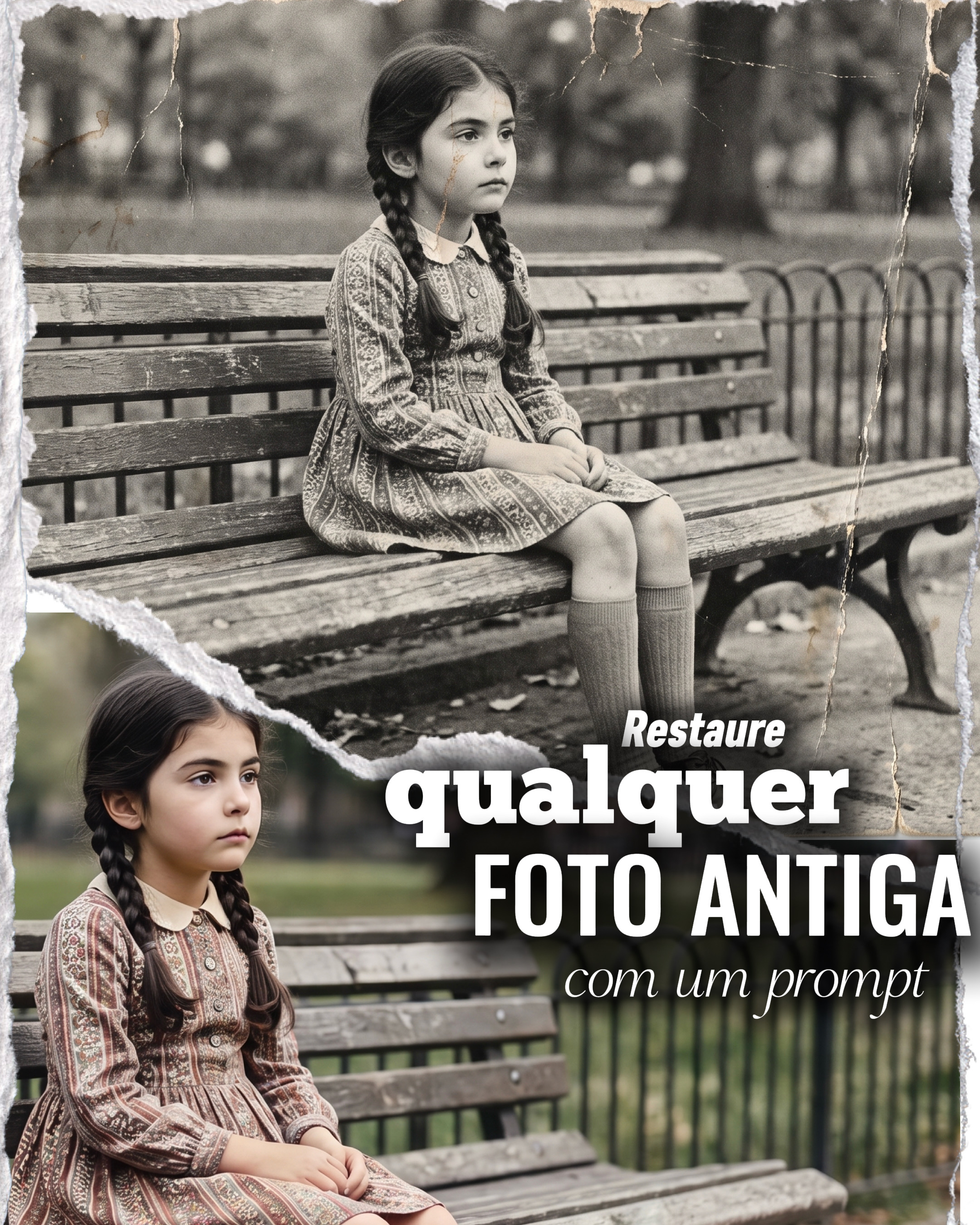 Restauração de foto antiga