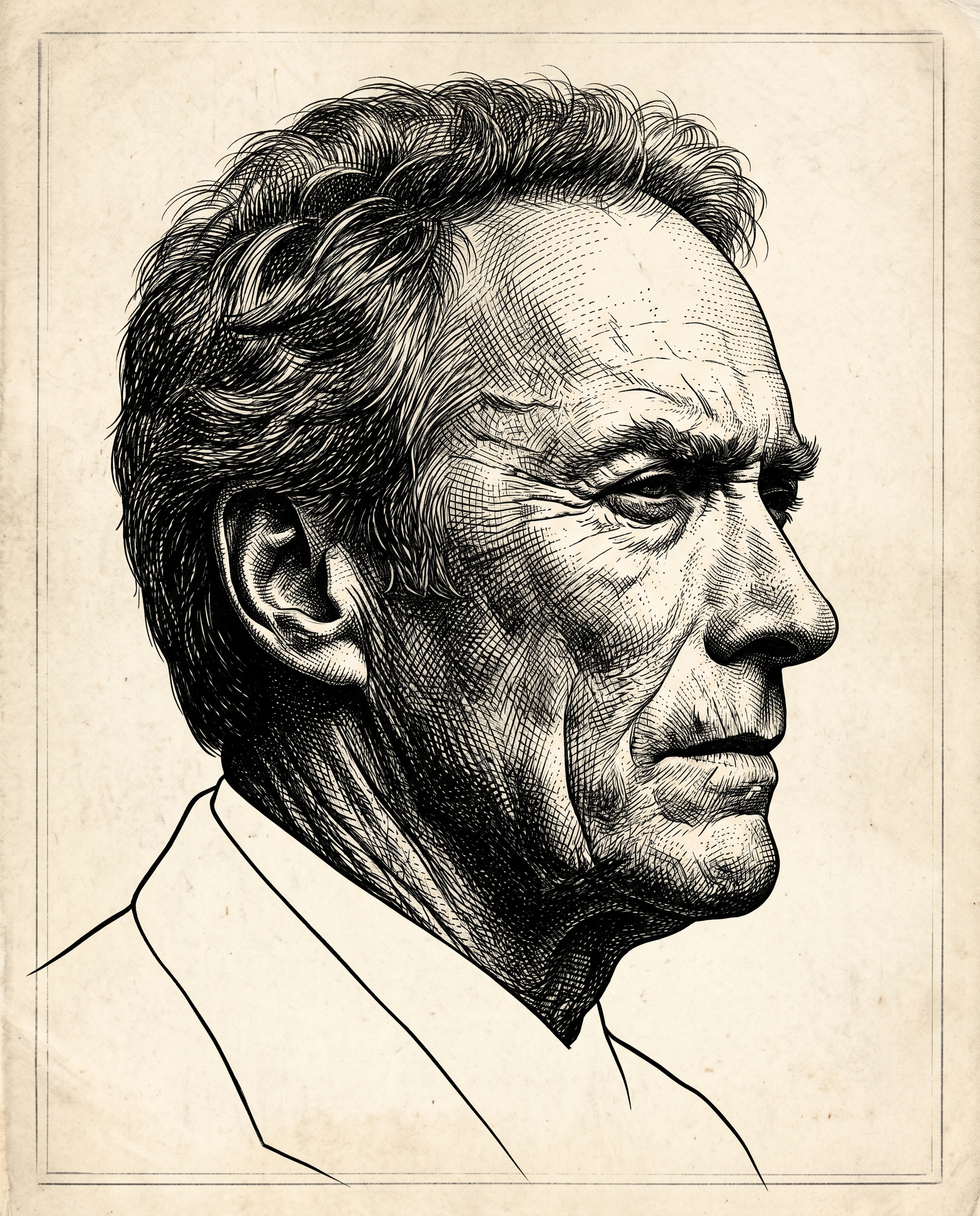 Engraving illustration