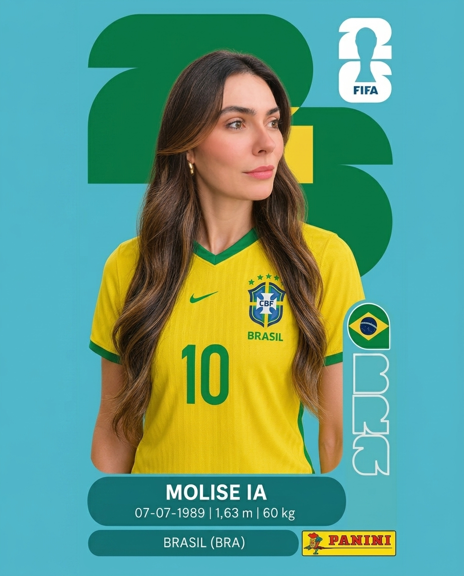 Crie a sua figurinha da Copa