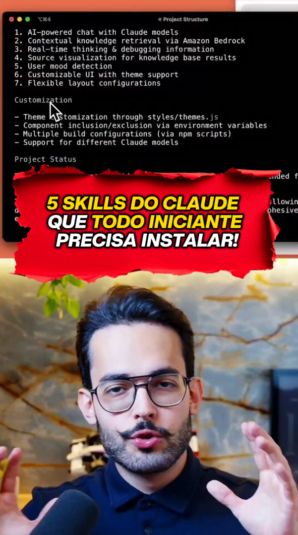 5 Skills do Claude para Iniciantes 