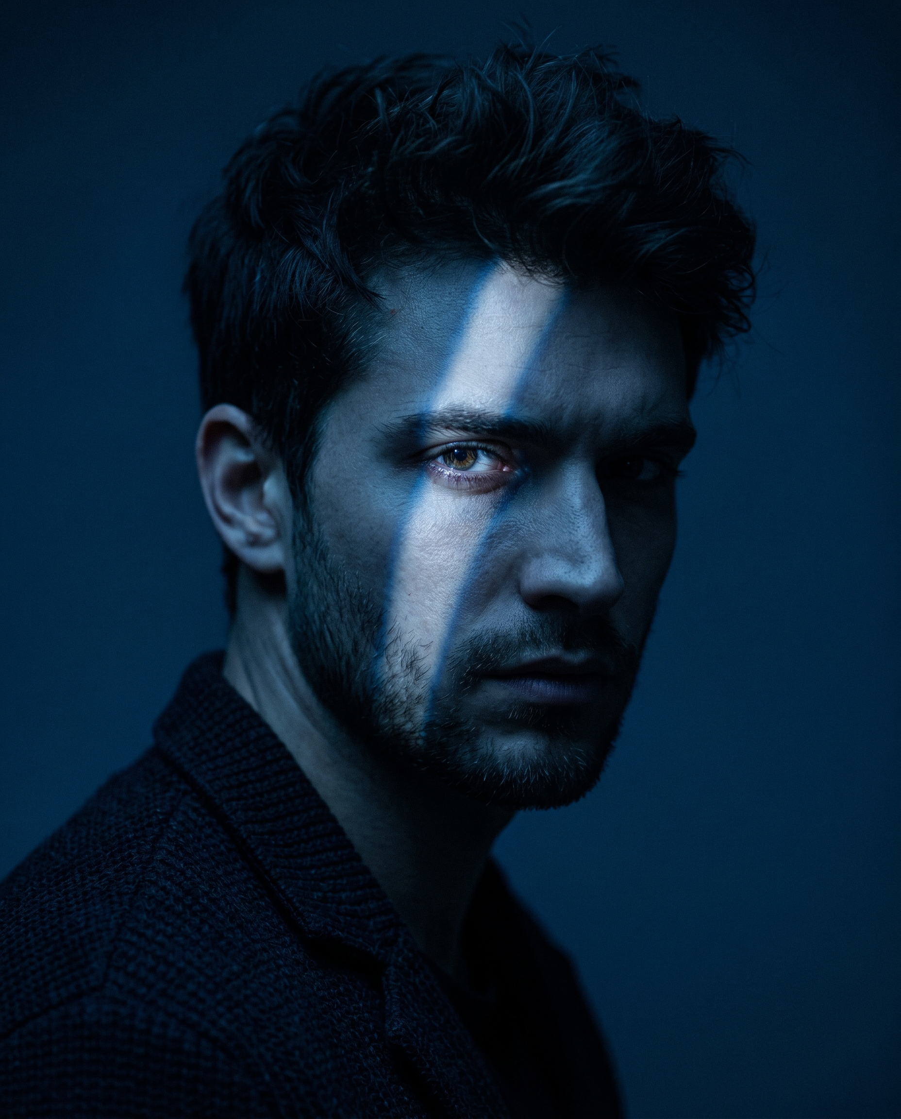 Luz Azul em Silêncio