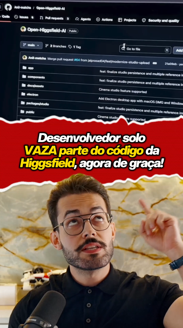 Código Vazado da Higgsfield