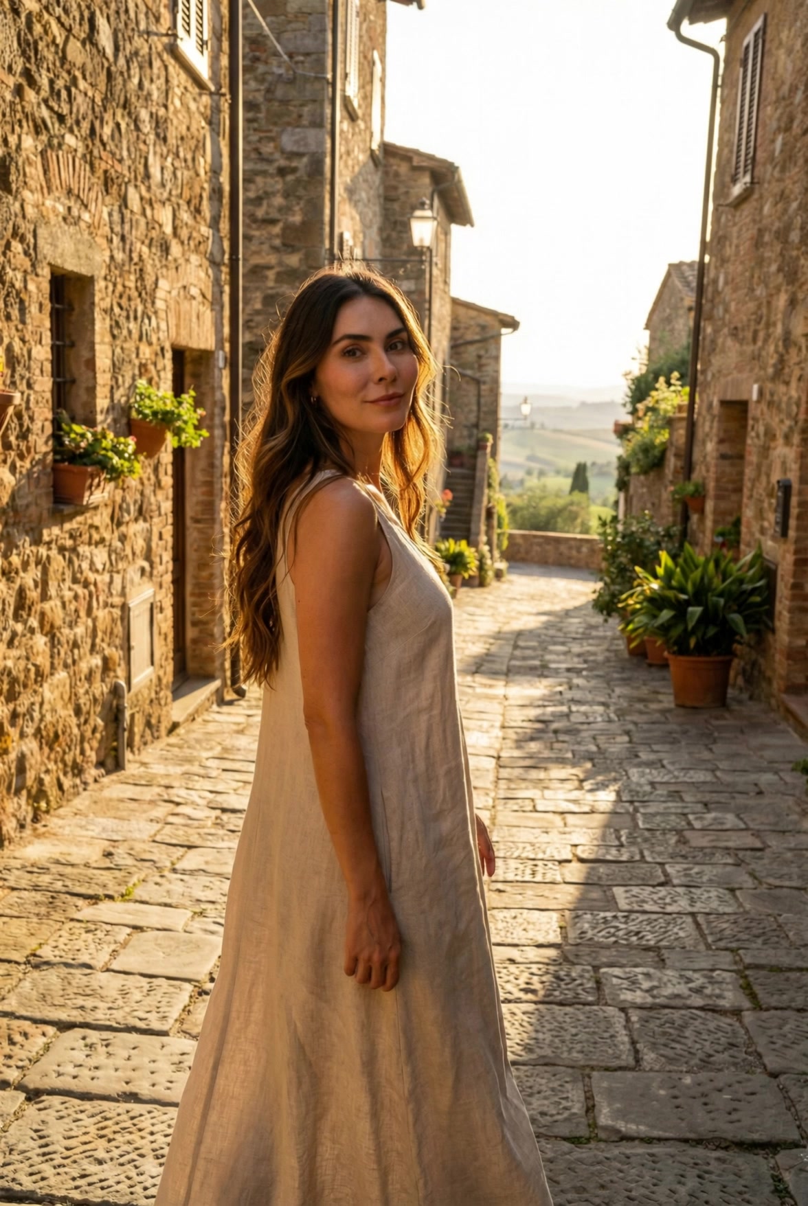 Prompts para aplicar variações da luz dourada do pôr do sol. 