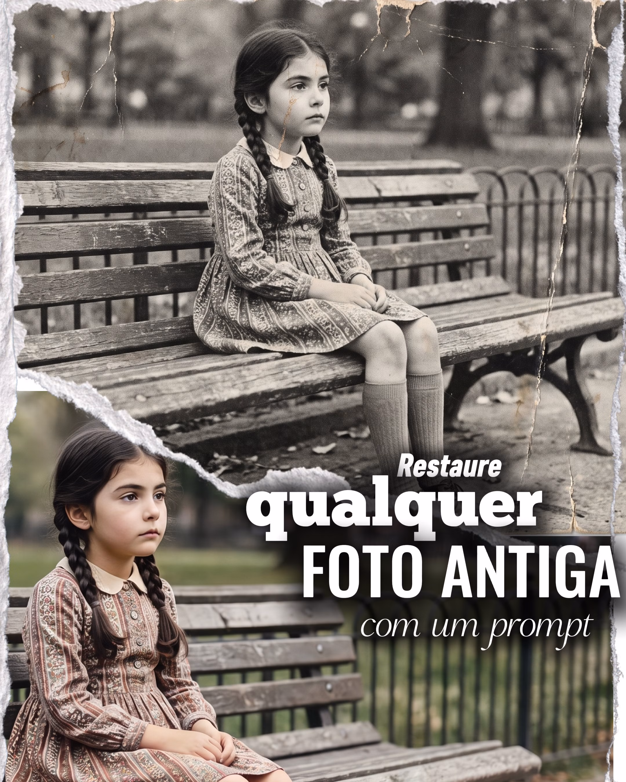 Restauração de foto antiga