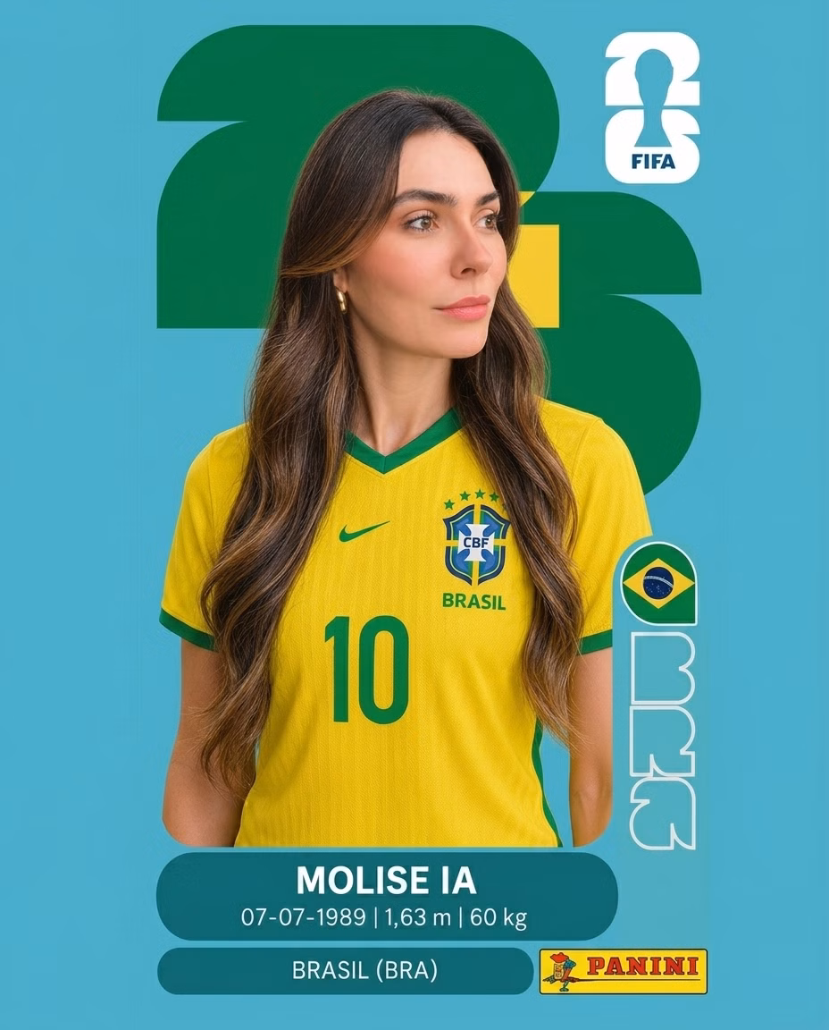 Crie a sua figurinha da Copa